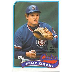  1989 Topps #115 Jody Davis [Misc.]