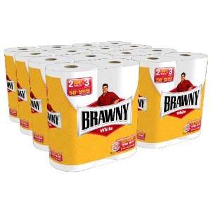  Brawny Giant Rolls, White, 16 Count Health & Personal 