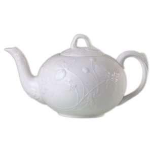  Minton Victoria Strawberry White Tea Pot: Kitchen & Dining