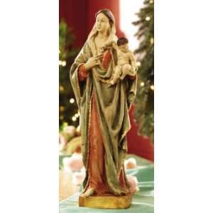  of 4 Religious Mary & Baby Jesus Christmas Statues