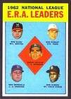 1963 Topps #5 Sandy Koufax/Bob Gibson ERA Leaders ~ NM