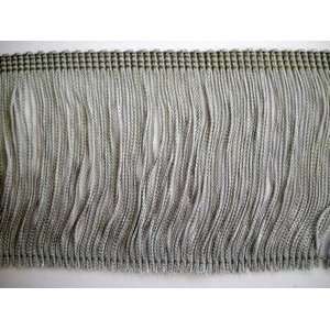  4 Long Silver Gray Chainette Fringe Trim 042 By The Yard 