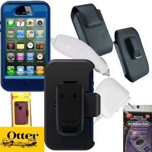 Otterbox Defender Case Ocean and Night Blue for iPhone 4s & 4 with Car 
