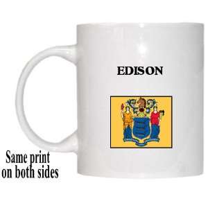    US State Flag   EDISON, New Jersey (NJ) Mug: Everything Else
