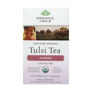  Jasmine Tulsi Tea 18 Bags by Organic India Health 