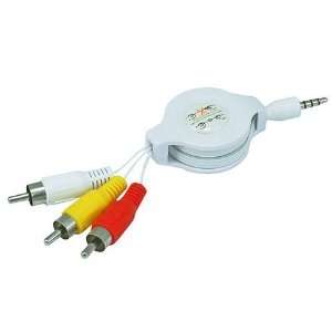  Apple iPod AV Composite Cable TV Out (Retractable 