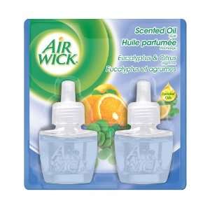 AIR WICK Scented Oil Refill Twin Pack: Eucalyptus & Citrus