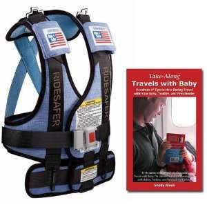 Bundle: Small Blue RideSafer Travel Vest (new 2012 model!) with Take 