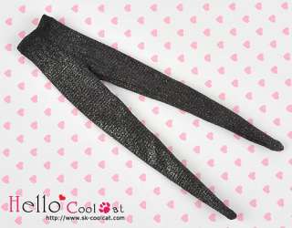 Cool Cat╭☆ Pullip Pantyhoses Socks【PP 85】# Black + Silver Dust 