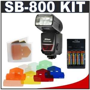  Nikon SB 800 AF Speedlight Flash + Nikon SJ 1 Color Gel 
