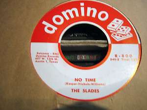 Rare Rockabilly Vocal Grp Bopper The Slades No Time Domino 45 HEAR 