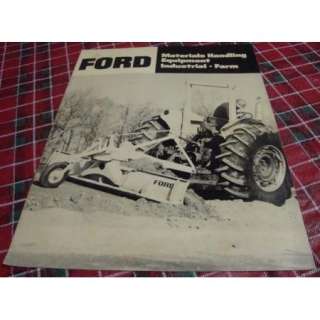 1972 FORD Materials Handling Equipment Tractor Brochure  