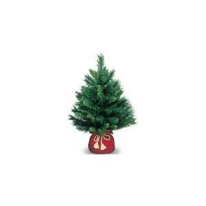  24 Majestic Fir Christmas Tree in Red Cloth Bag: Home 