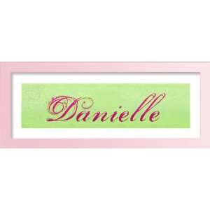 : Green Arabesque, Simple and elegant name art. Personalized name art 