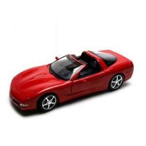   : 2003 Chevrolet Corvette C5 Coupe Red Diecast Car 1/18: Toys & Games