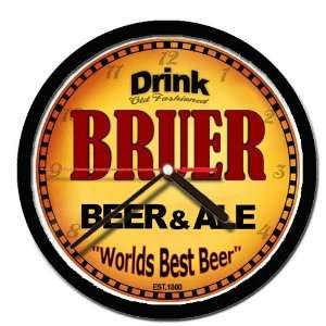  BRUER beer and ale cerveza wall clock: Everything Else