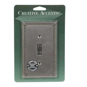   Creative Accents Brushed Nickel Wall Plate (3001BN)