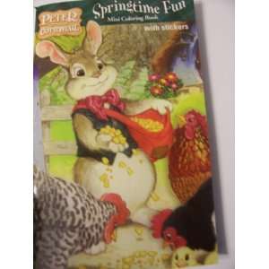  Peter Cottontail Springtime Fun Mini Coloring Book with 