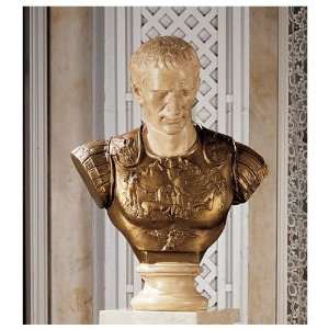  Roman Julius Caesar Sculpture Statue Bust