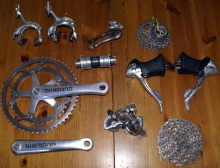 RARE SHIMANO TEAM EDITION DURA ACE 9 SPEED GROUPSET FROM COLNAGO C40 