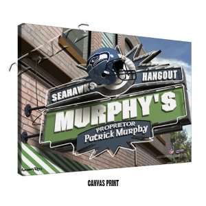  Seattle Seahawks Personalized Sports Pub Print: Sports 