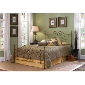  Fashion Bed Group B31275 Hayley Bed, Antique Brass: Home 