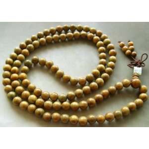   Green Sandalwood Beads Buddhist Prayer Mala Necklace: Everything Else