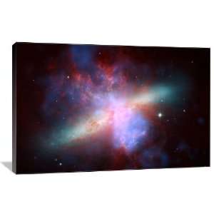 Outerspace Messier 82   Gallery Wrapped Canvas   Museum Quality  Size 