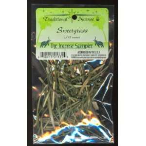  Sweetgrass   1/12 Ounce   Natural Incense Beauty