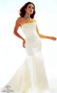 NWT Jessica McClintock Ivory Corset Mermaid Bridal 4  