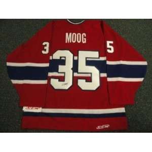  Andy Moog Signed Jersey   Autographed NHL Jerseys: Sports 