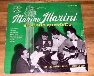 MARINO MARINI ED IL SUO QUARTETTO RUGGERO CORI 10 LP  