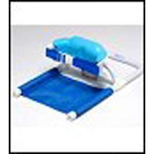   Lo Back Wrap Around Bath Support without Padding   Blue Colour Beauty
