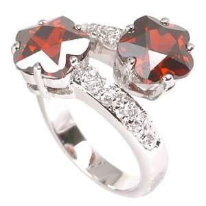  Garnet Buttercup Ring: Jewelry