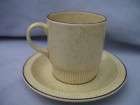 POOLE POTTERY CUP AND SAUCER BROADSTONE ENGLAND EUC