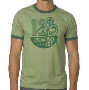 NFL Hall of Fame Joe Namath Broadway Joe T shirt  