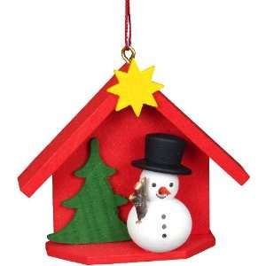  Ulbricht House with Snowman Ornament