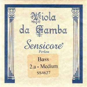 Super Sensitive Viola da Gamba Bass Sensicore Medium 2.a Aluminum 