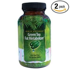 Irwin Naturals Green Tea Fat Metabolizer Dietary Supplement Liquid Gel 
