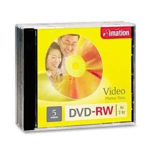  DVD RW Discs 4.7GB 4x w/Jewel Cases Silver: Electronics