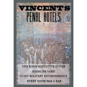  Exclusive By Buyenlarge Vincents Penal Hotels 12x18 