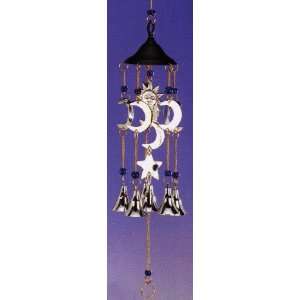  Chime Brass Sun Moon Star Chrome Plated BS359: Everything 