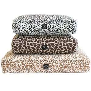  Cotton Canvas Black Leopard Safari Dog Bed   Medium: Pet 