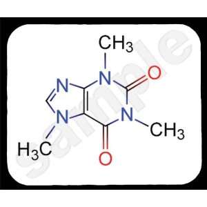  Caffeine Molecule Mouse Pad: Office Products