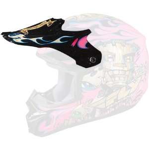  FLY HELMETS FLY TIKI MOTO VISOR PINK/BLK KINETIC 09 