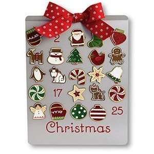 COUNTDOWN TO CHRISTMAS MAGNETIC CALENDAR WITH 24 MAGNETS (HALLMARK)