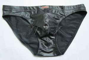 Sexy Mens Bulge Pouch underwear shiny short briefs pant  