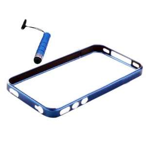  Blue Aluminium Metal Bumper Case Cover Stylus Pen for 