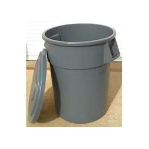  CONTAINER 44 GAL BRUTE GREY WITH OUT LID Patio, Lawn 