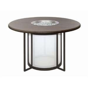   Counter 54 Round Stone Patio Fire Pit Table: Patio, Lawn & Garden